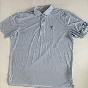 Holderness and Bourne Men's‎ Polo Shirt Carson; Oxford blue; Size 2XL